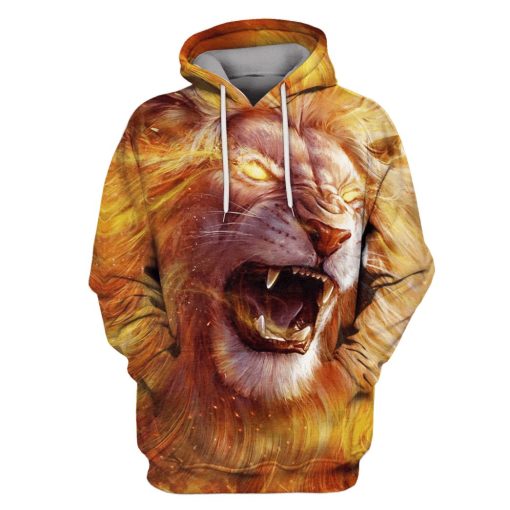 Lion Hoodies - T-Shirt Apparel WL110106 3D Custom Fleece Hoodies Hoodie S