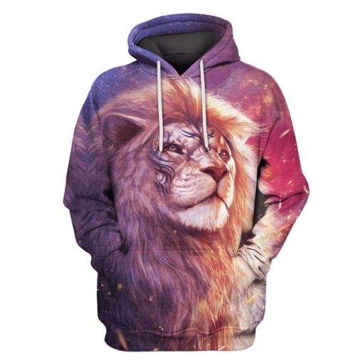 Lion Hoodies - T-Shirts Apparel PET110123 3D Custom Fleece Hoodies Hoodie S