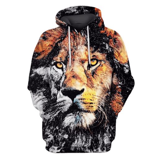 Lion Hoodies - T-Shirts Apparel PET110129 3D Custom Fleece Hoodies Hoodie S