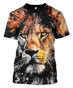 Lion Hoodies - T-Shirts Apparel PET110129 3D Custom Fleece Hoodies T-Shirt S