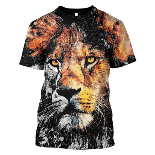 Lion Hoodies - T-Shirts Apparel PET110129 3D Custom Fleece Hoodies T-Shirt S