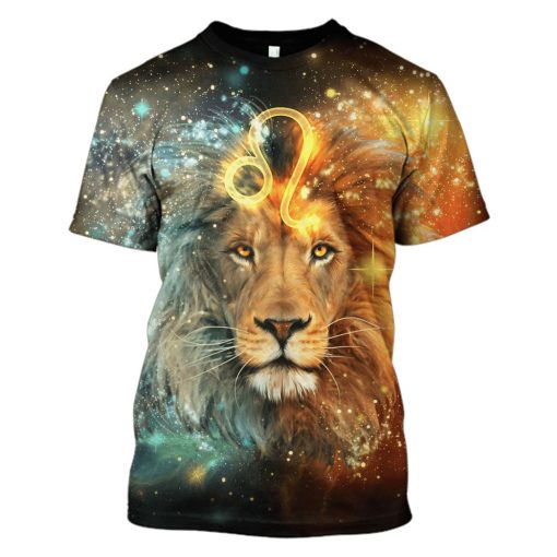 Lion Hoodies - T-Shirts Apparel PET110131 3D Custom Fleece Hoodies T-Shirt S