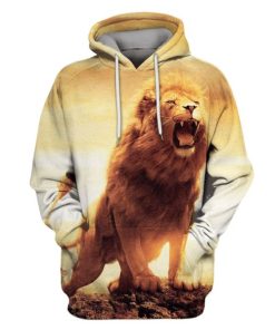 Lion Hoodies - T-Shirts Apparel PET110137 3D Custom Fleece Hoodies Hoodie S