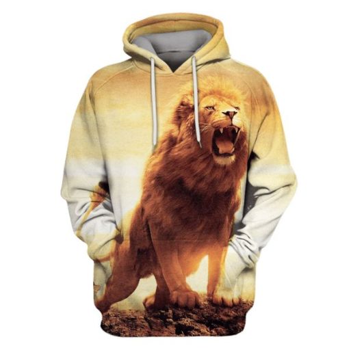 Lion Hoodies - T-Shirts Apparel PET110137 3D Custom Fleece Hoodies Hoodie S