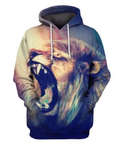 Lion Hoodies - T-Shirts Apparel PET110138 3D Custom Fleece Hoodies Hoodie S 