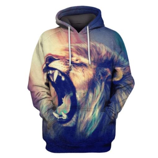 Lion Hoodies - T-Shirts Apparel PET110138 3D Custom Fleece Hoodies Hoodie S
