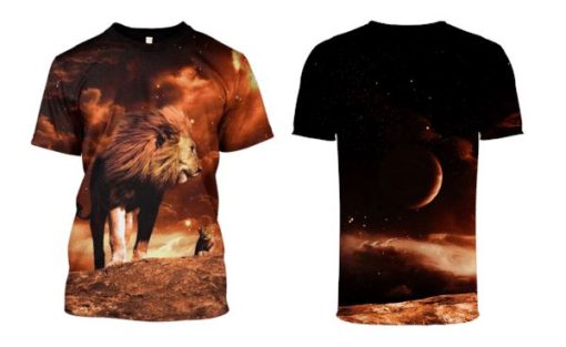 Lion Hoodies - T-Shirts Apparel PET110142 3D Custom Fleece Hoodies