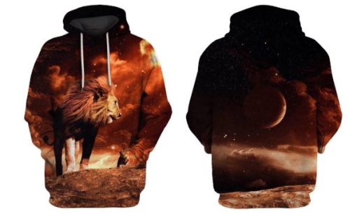 Lion Hoodies - T-Shirts Apparel PET110142 3D Custom Fleece Hoodies