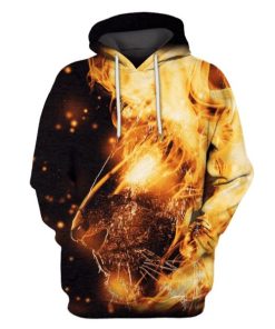 Lion Hoodies - T-Shirts Apparel PET110143 3D Custom Fleece Hoodies Hoodie S 