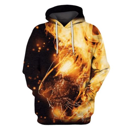 Lion Hoodies - T-Shirts Apparel PET110143 3D Custom Fleece Hoodies Hoodie S