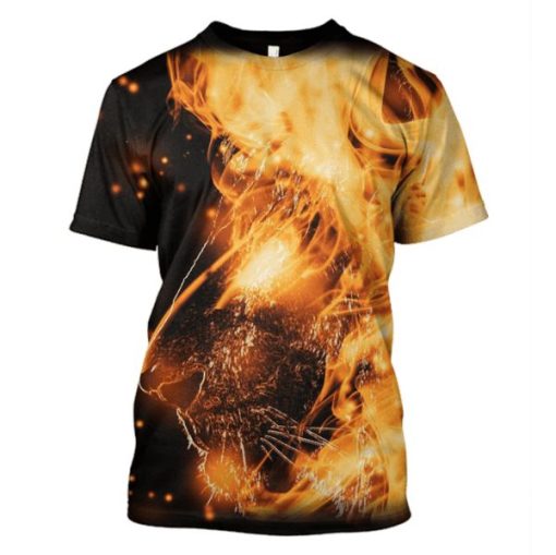 Lion Hoodies - T-Shirts Apparel PET110143 3D Custom Fleece Hoodies T-Shirt S