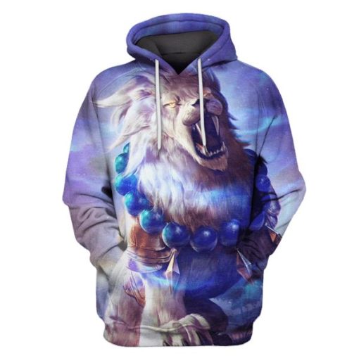 Gearhumans Lion Hoodies - T-Shirts Apparel 1 Lion Hoodies - T-Shirts Apparel PET110144 3D Custom Fleece Hoodies Hoodie S