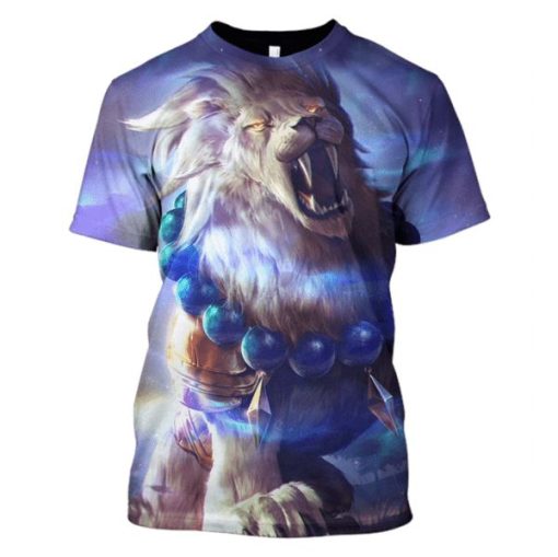 Gearhumans Lion Hoodies - T-Shirts Apparel 2 Lion Hoodies - T-Shirts Apparel PET110144 3D Custom Fleece Hoodies T-Shirt S