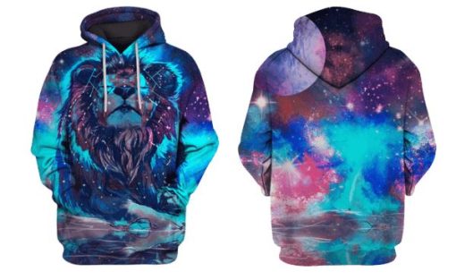 Lion Hoodies - T-Shirts Apparel PET110145 3D Custom Fleece Hoodies