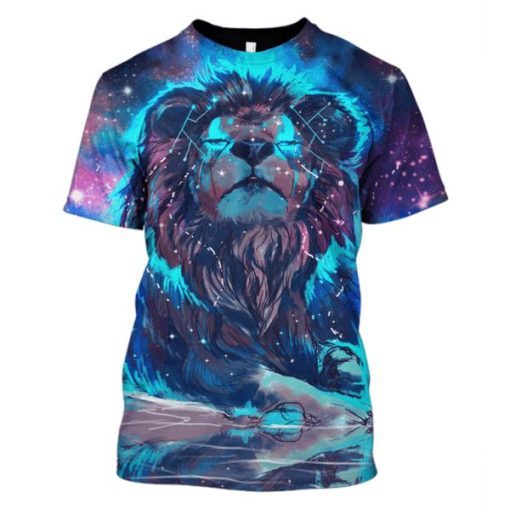 Lion Hoodies - T-Shirts Apparel PET110145 3D Custom Fleece Hoodies T-Shirt S