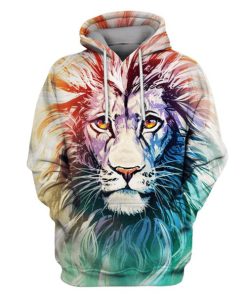 Lion Hoodies - T-Shirts Apparel PET110148 3D Custom Fleece Hoodies Hoodie S 