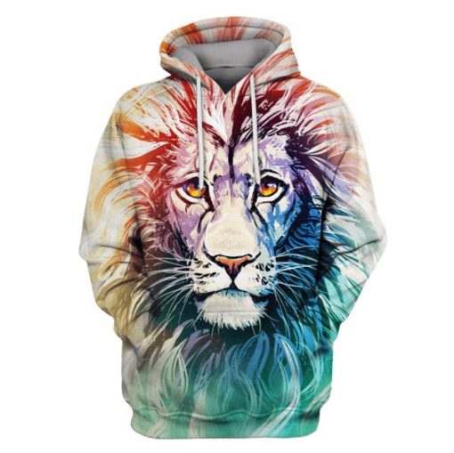 Lion Hoodies - T-Shirts Apparel PET110148 3D Custom Fleece Hoodies Hoodie S