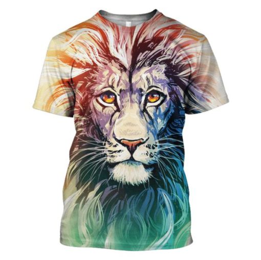 Lion Hoodies - T-Shirts Apparel PET110148 3D Custom Fleece Hoodies T-Shirt S