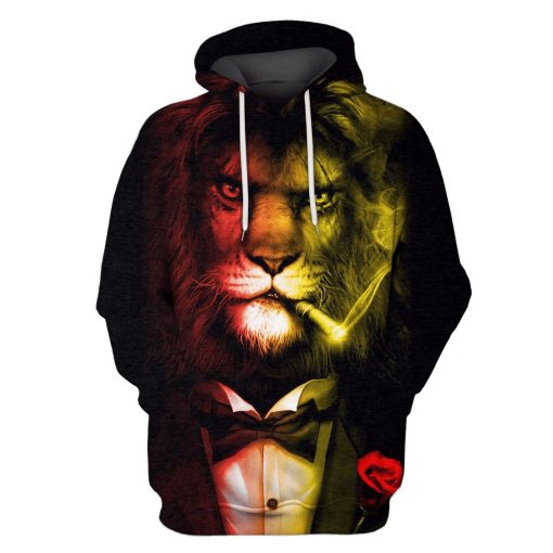 Lion Hoodies - T-Shirts Apparel PET110149 3D Custom Fleece Hoodies Hoodie S