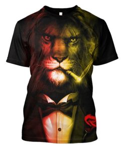 Lion Hoodies - T-Shirts Apparel PET110149 3D Custom Fleece Hoodies T-Shirt S