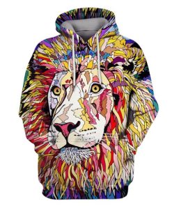 Lion Hoodies - T-Shirts Apparel PET110150 3D Custom Fleece Hoodies Hoodie S 