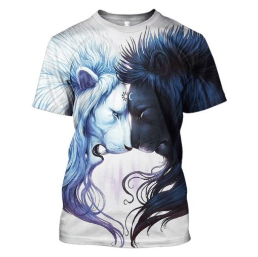 Lion Hoodies - T-Shirts Apparel PET110153 3D Custom Fleece Hoodies T-Shirt S