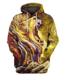 Lion Hoodies - T-Shirts Apparel PET110155 3D Custom Fleece Hoodies Hoodie S