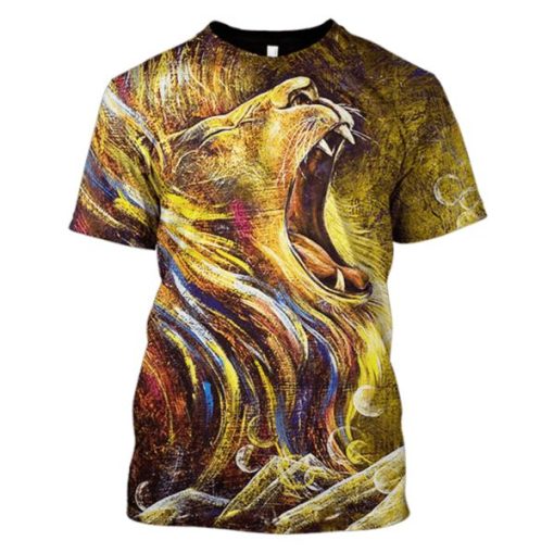 Lion Hoodies - T-Shirts Apparel PET110155 3D Custom Fleece Hoodies T-Shirt S