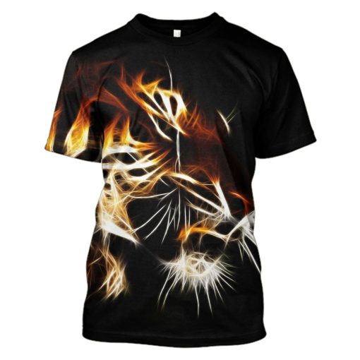 Lion Hoodies - T-Shirts Apparel PET110169 3D Custom Fleece Hoodies T-Shirt S