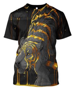 Lion Hoodies - T-Shirts Apparel PET110172 3D Custom Fleece Hoodies T-Shirt S