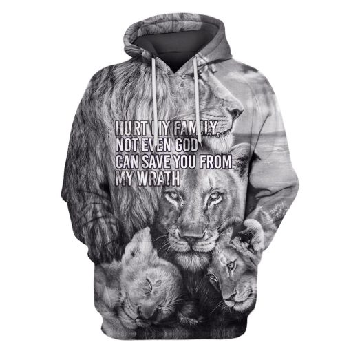 Lion Hoodies - T-Shirts Apparel PET110177 3D Custom Fleece Hoodies Hoodie S