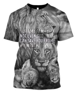 Lion Hoodies - T-Shirts Apparel PET110177 3D Custom Fleece Hoodies T-Shirt S 