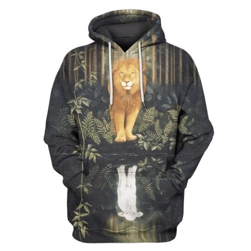 Lion Hoodies - T-Shirts Apparel PET110187 3D Custom Fleece Hoodies Hoodie S