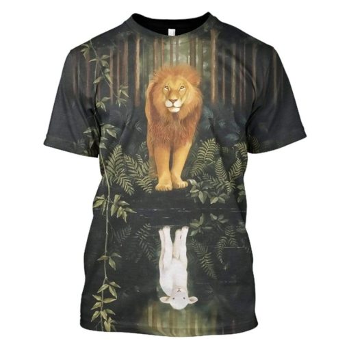 Lion Hoodies - T-Shirts Apparel PET110187 3D Custom Fleece Hoodies T-Shirt S
