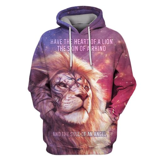 Lion Hoodies - T-Shirts Apparel WL110102 3D Custom Fleece Hoodies Hoodie S