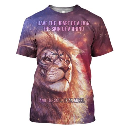 Lion Hoodies - T-Shirts Apparel WL110102 3D Custom Fleece Hoodies T-Shirt S