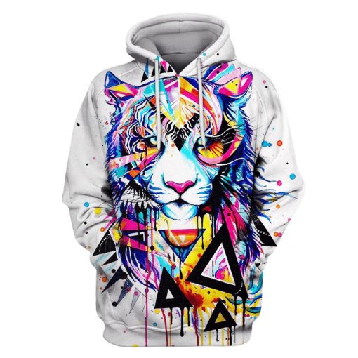 Lion Hoodies - T-Shirts Apparel WL110105 3D Custom Fleece Hoodies Hoodie S