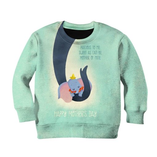 Little Elephant Custom Hoodies T-shirt Apparel HD-MV111381K kid 3D apparel Kid Sweatshirt S/6-8
