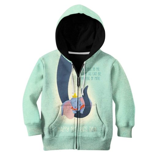 Little Elephant Custom Hoodies T-shirt Apparel HD-MV111381K kid 3D apparel Kid Zip Hoodie S/6-8