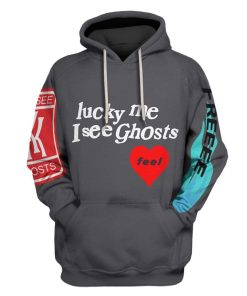 Lucky me I see ghosts Custom T-shirt - Hoodies Apparel HD-GH20342 3D Custom Fleece Hoodies Hoodie S 