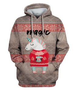 MAGIC UNICORN Custom T-shirt - Hoodies Apparel HD-UGL110220 3D Custom Fleece Hoodies Hoodie S 