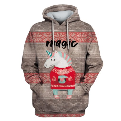 MAGIC UNICORN Custom T-shirt - Hoodies Apparel HD-UGL110220 3D Custom Fleece Hoodies Hoodie S