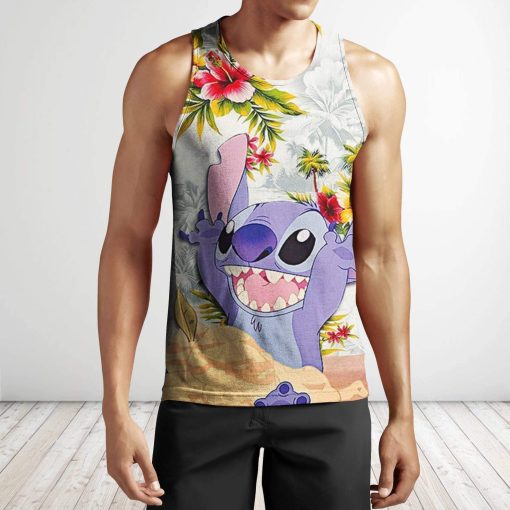 Man Tank Top example 1 3D Man Tank 3D Custom Fleece Hoodies