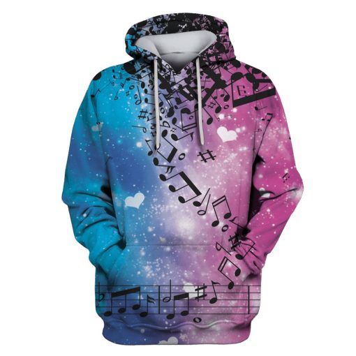 Melody In Galaxy Custom T-shirt - Hoodies Apparel HD-GH110456 3D Custom Fleece Hoodies Hoodie S