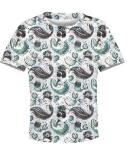 mermaid Kid Custom Hoodies T-shirt Apparel HD-PET1103429K kid 3D apparel Kid T-Shirt XS