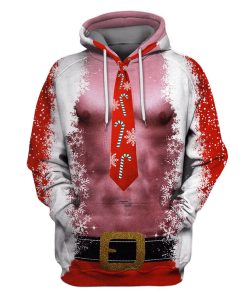 Merry Christmas Custom T-shirt - Hoodies Apparel HD-UGL110122 3D Custom Fleece Hoodies Hoodie S 