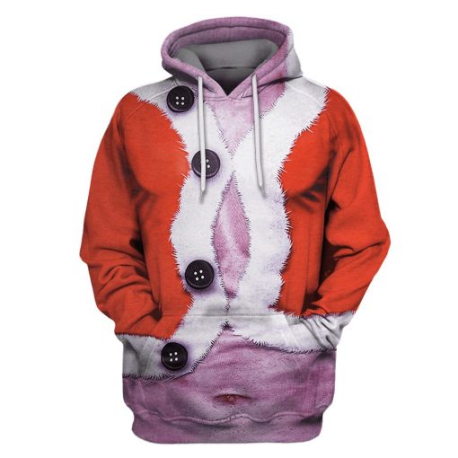 Merry Christmas Custom T-shirt - Hoodies Apparel HD-UGL110123 3D Custom Fleece Hoodies Hoodie S