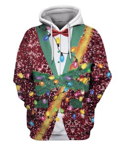 merry christmas Custom T-shirt - Hoodies Apparel HD-UGL110124 3D Custom Fleece Hoodies Hoodie S 