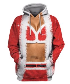 Merry Christmas Custom T-shirt - Hoodies Apparel HD-UGL110135 3D Custom Fleece Hoodies Hoodie S