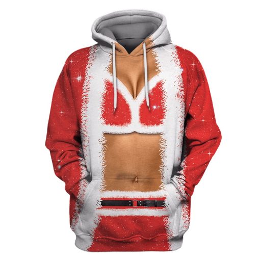 Merry Christmas Custom T-shirt - Hoodies Apparel HD-UGL110135 3D Custom Fleece Hoodies Hoodie S